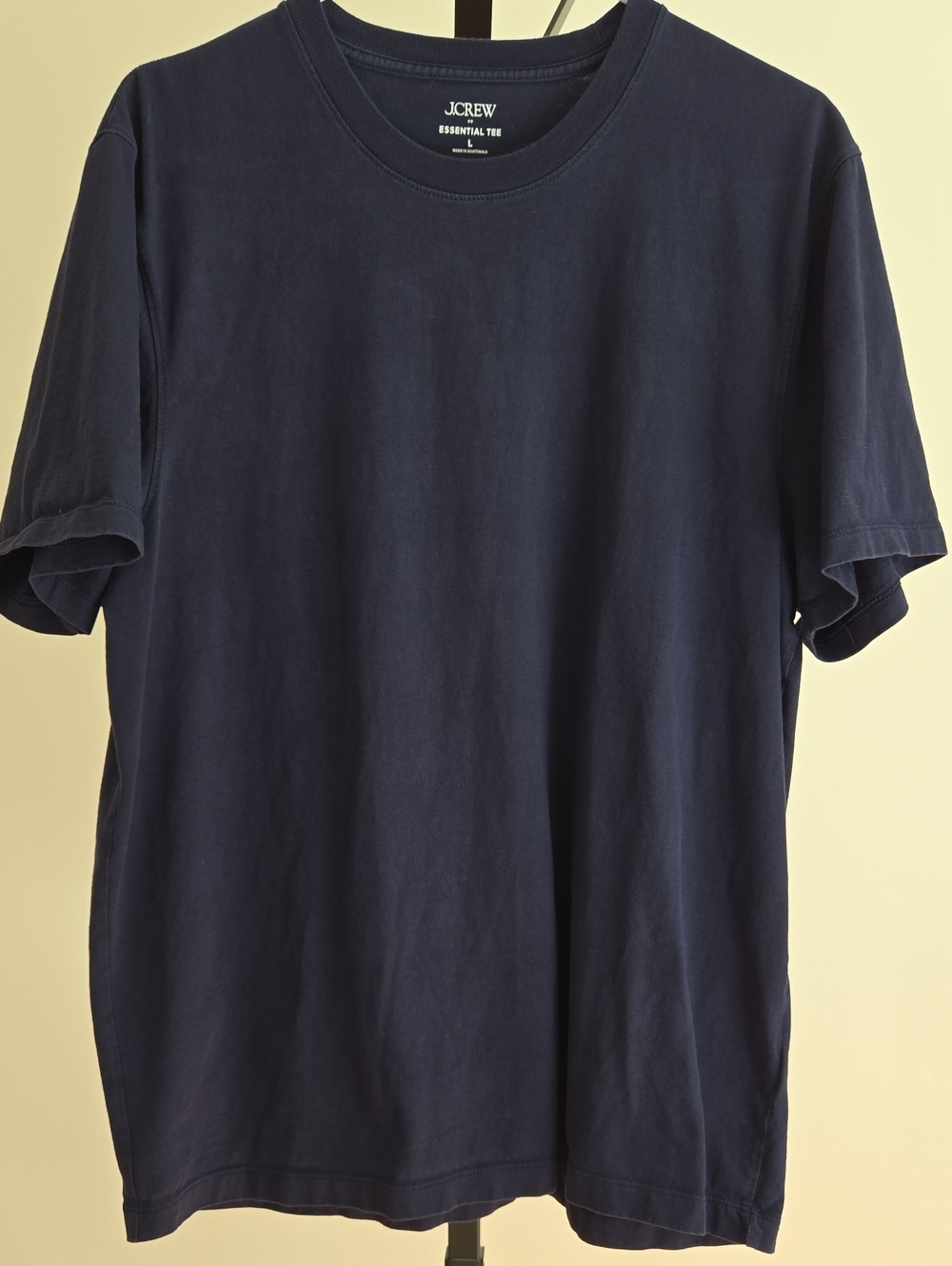 J. Crew Men's Dark Navy Short Sleeve Crew Tee